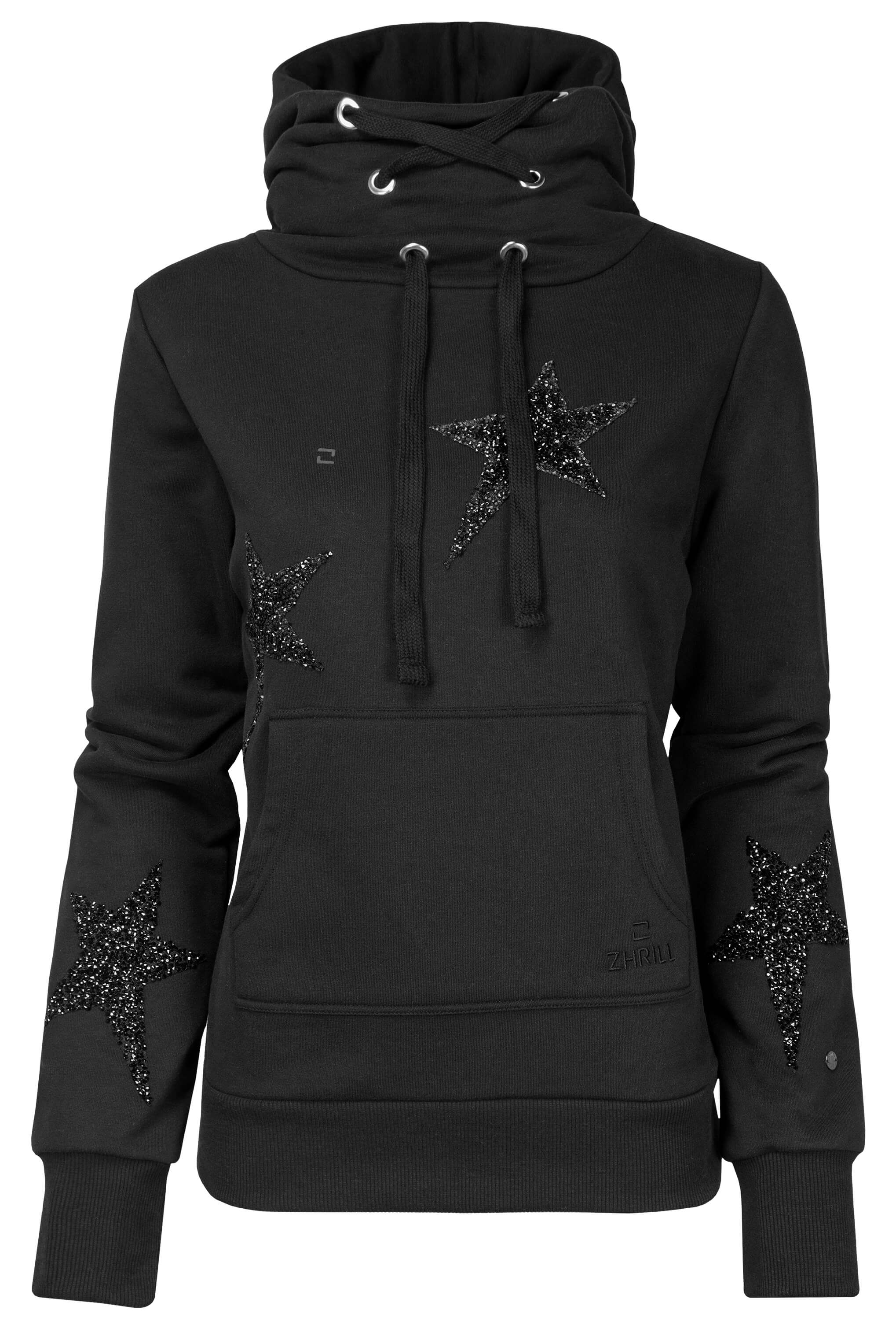 Details zu ZHRILL Damen Sweatshirt Sweater Hoodie Pullover Kapuze Kängurutasche Sterne Details zu ZHRILL Damen Sweatshirt Sweater Hoodie Pullover Kapuze Kängurutasche Sterne
