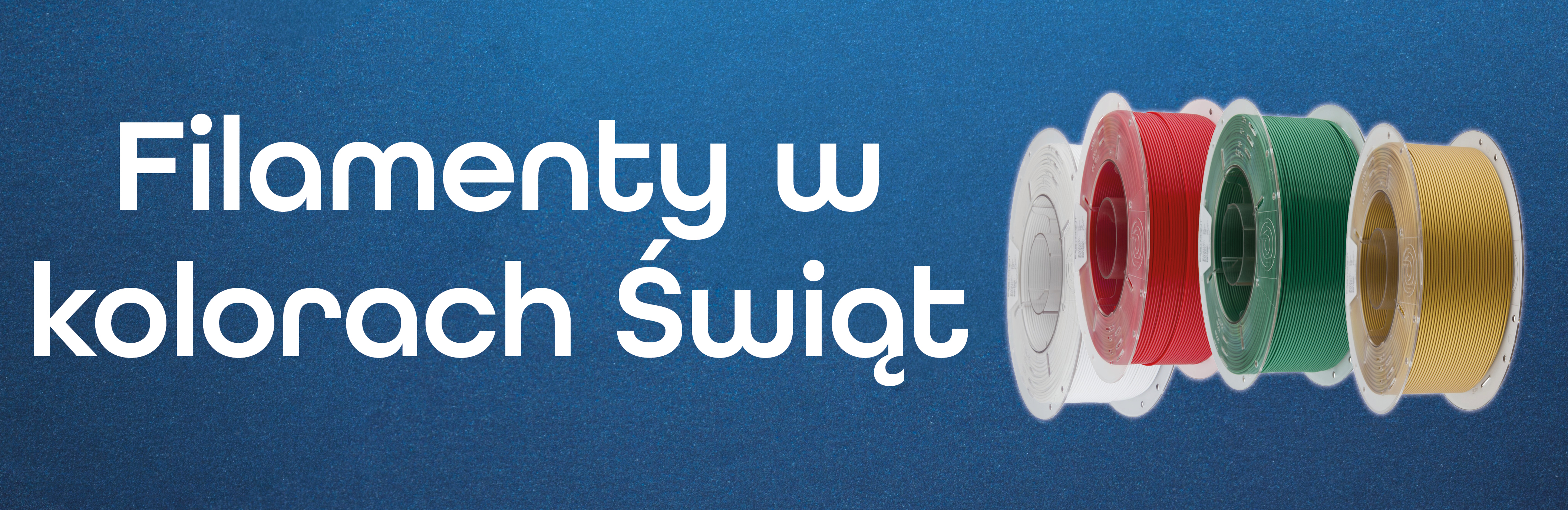 Filamenty w kolorach Świąt