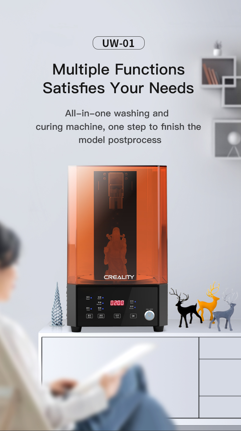 Creality Resin 3D Printer: UW-01 Washing/Curing Machine