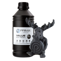 PrimaCreator Value UV / DLP Resin - 1000 ml - Black