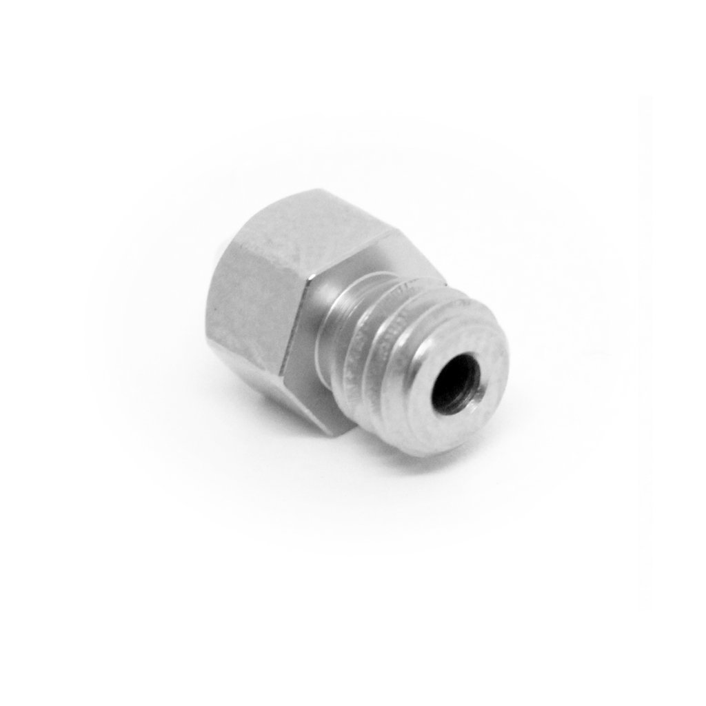 Micro Swiss M2 Hardened High Speed Steel Nozzle – MK8 For CR10 / Ender / Tornado / MakerBot
