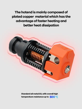 Phaetus Dragon Hot-End High Flow Per Stampanti 3D - Kit Metallico Per Alte Prestazioni | Compatibile V6 - Foto 8