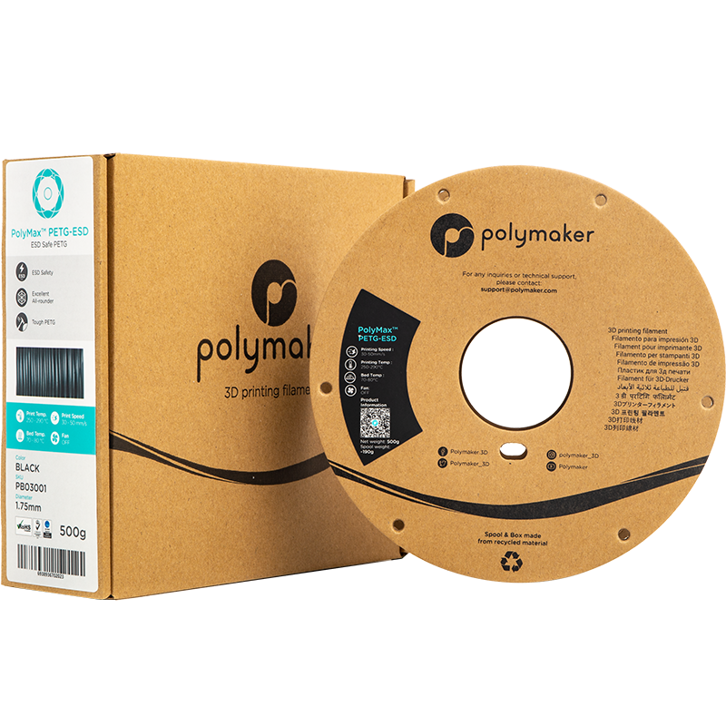 Polymaker PolyMax PETG-ESD  3D Prima - 3D-Printers and filaments