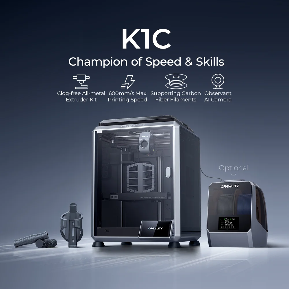Creality K1C 3D tulostin Edullisesti 3Dkauppa