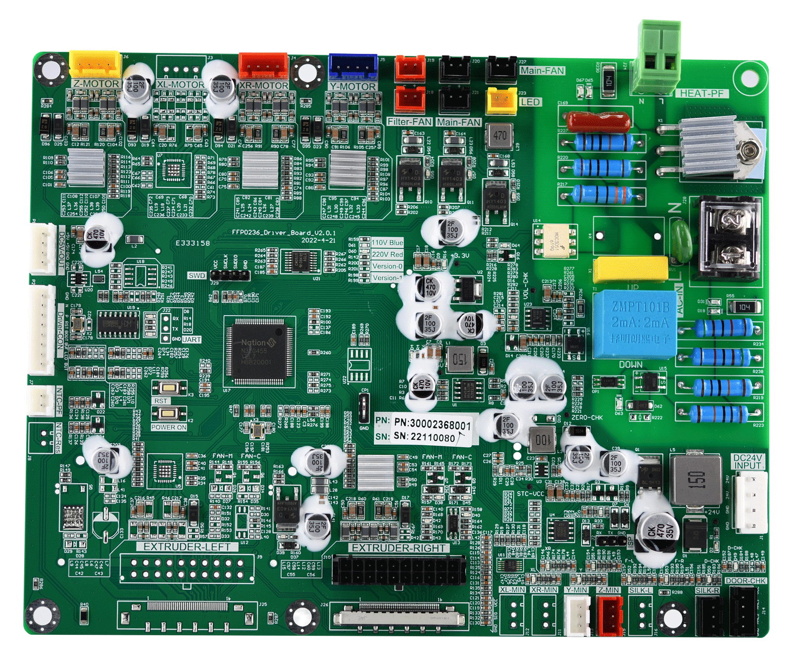 Flashforge Guider 3 Ultra / Guider 3 Plus Driver Board 30002516002