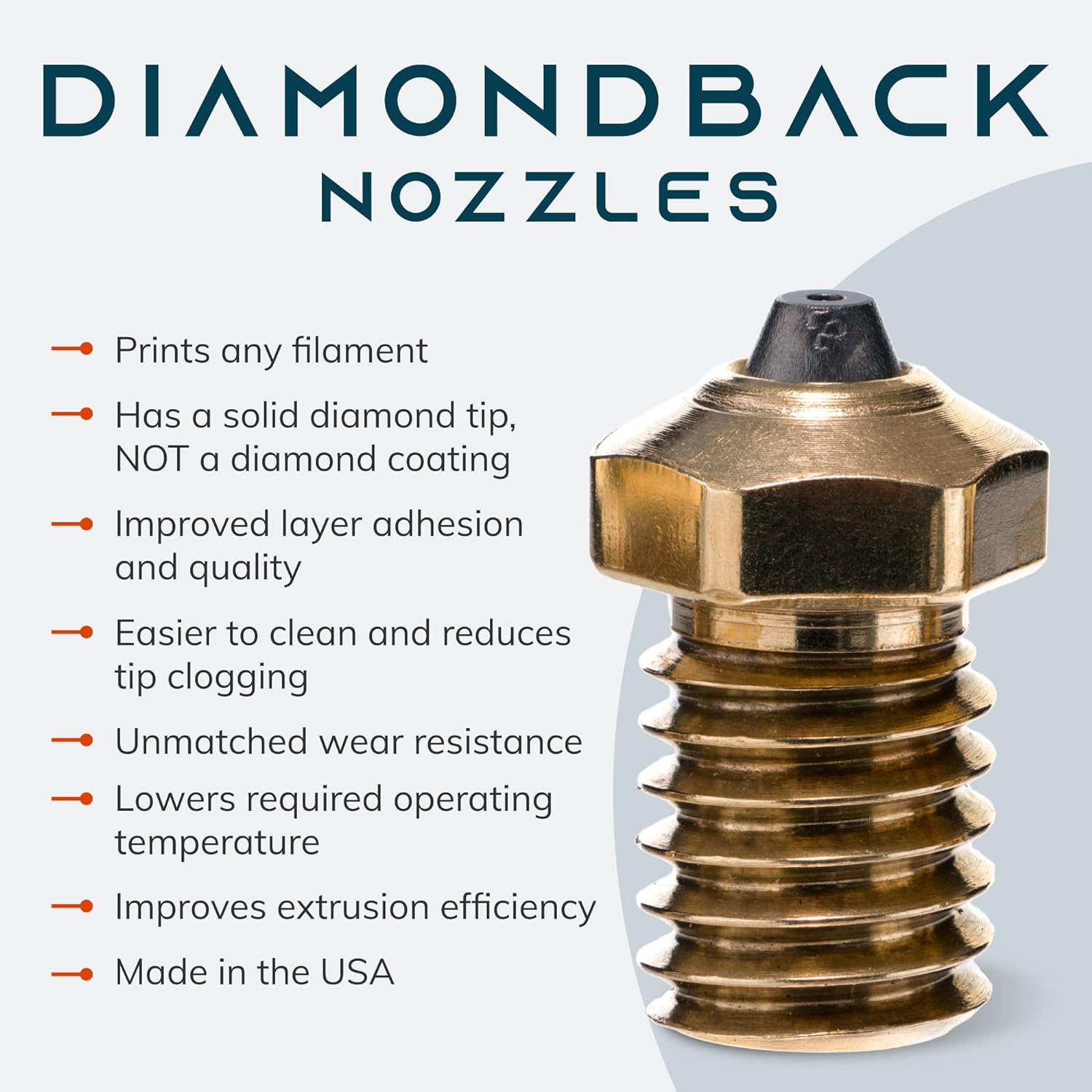 Buse Imprimante 3D FlowTech™ DiamondBack Düse 0,25 Mm - Deutschland Micro Swiss Diamondback