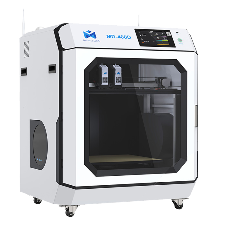 Mingda 3D-Drucker MD-400D – MD-400D mit IDEX, Großes Bauvolumen