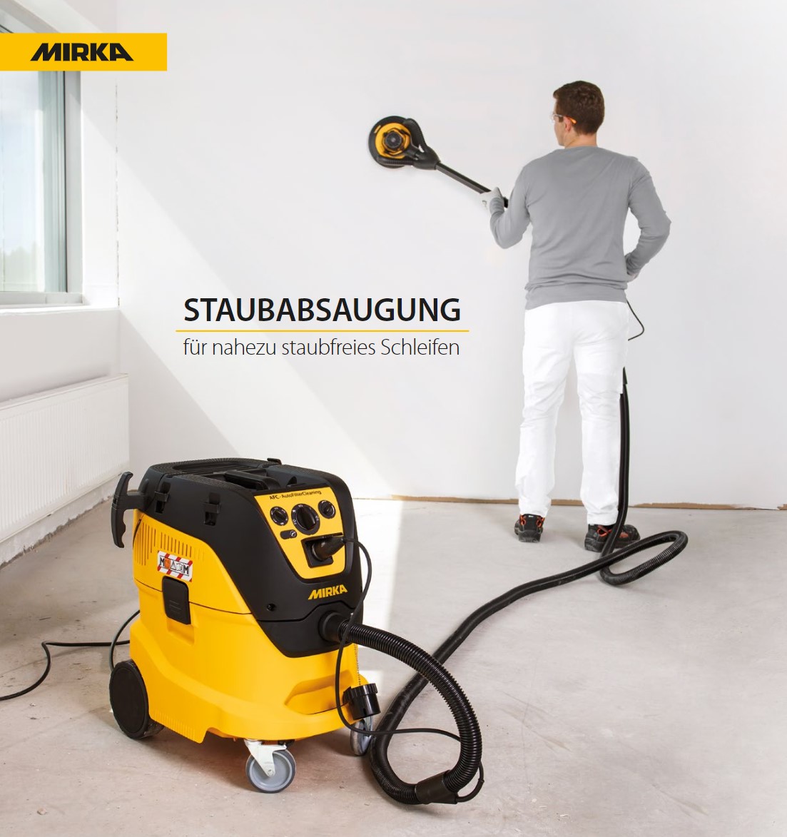 Innovative Staubsaugung und Schleiflösungen von Mirka: Ein Überblick