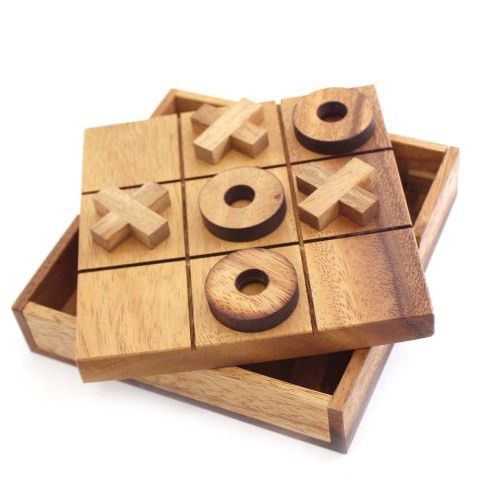 Tic-Tac-Toe Spiel Geschicklichkeitsspiel Kinder Bausatz Werkset