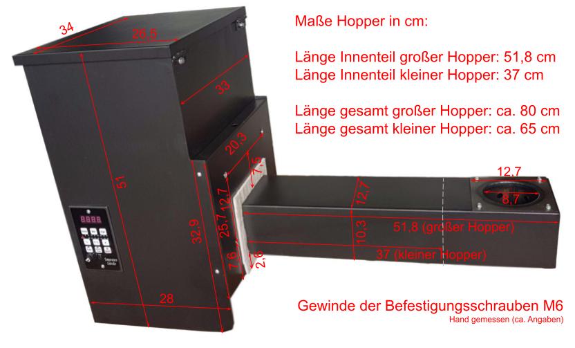 Pellet-Hopper S (Brenner mit Behälter und top Controller)