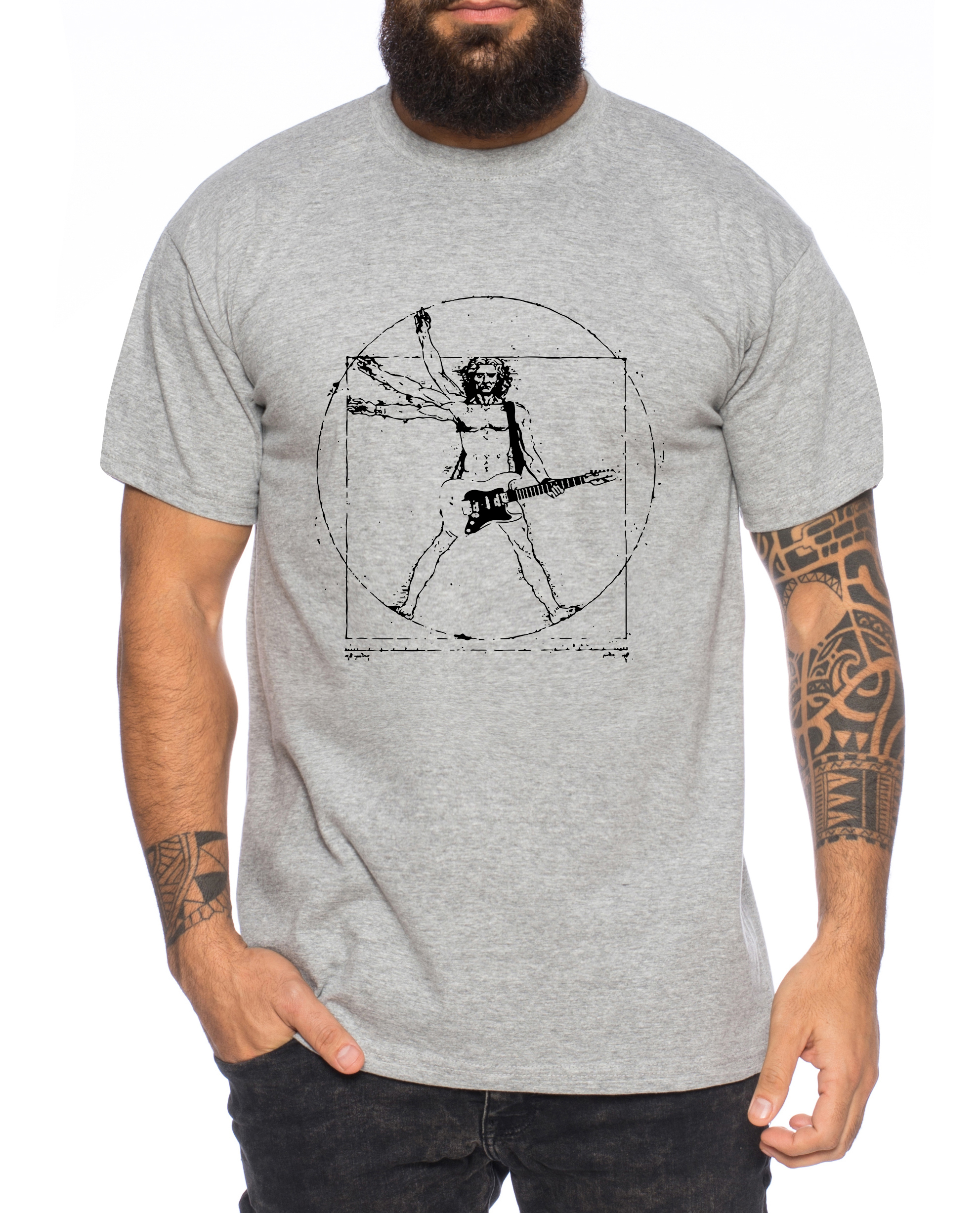Vinci Rocks Herren T-Shirt Cooles lustiges Fun Shirt