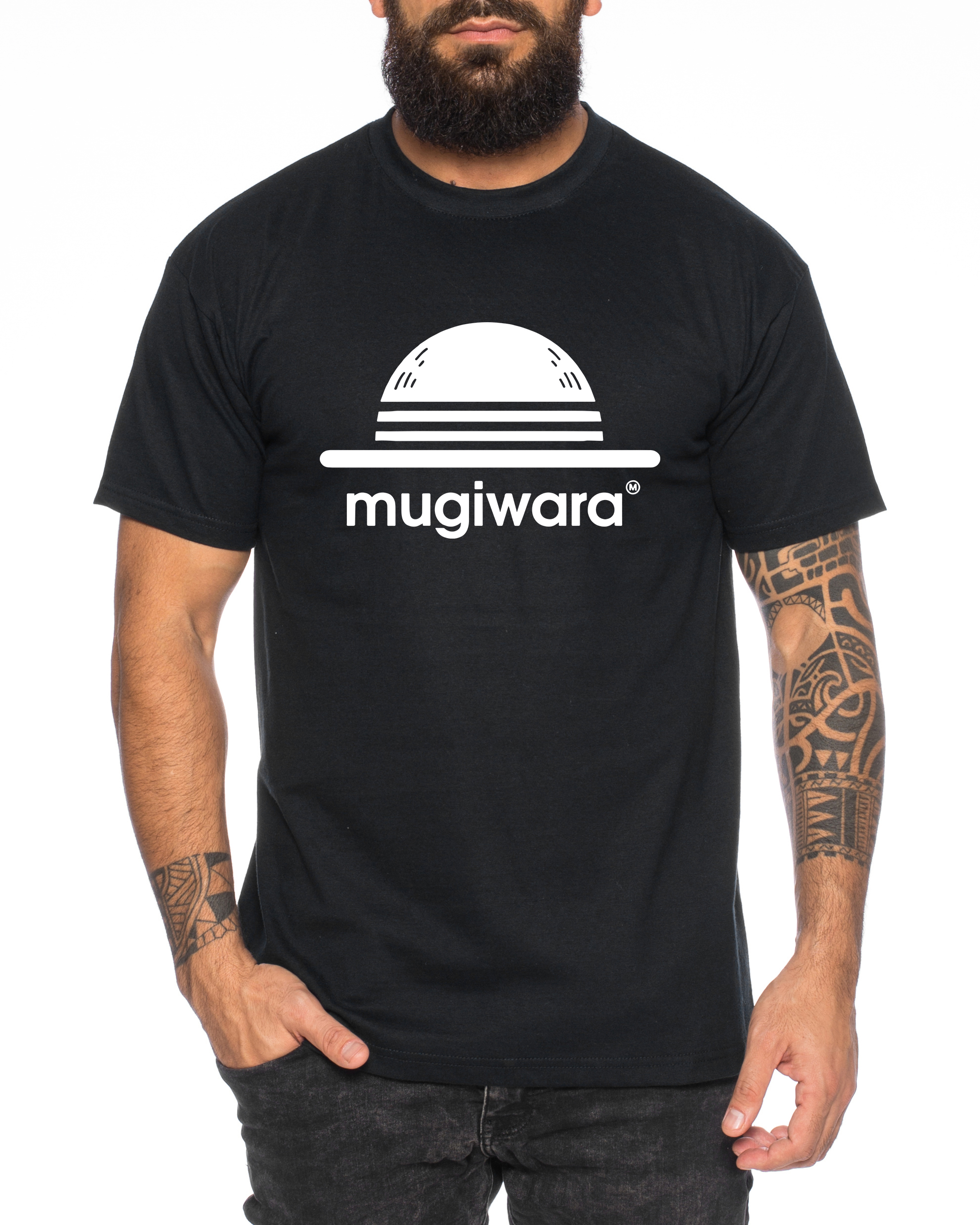 Mugiwara - Herren T-Shirt Son Ruffy Luffy Saitama One Dragon Goku Ball Vegeta Punch Man Piece 