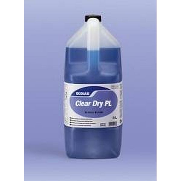 ECOLAB Clear Dry PL Klarspüler, Hochkonzentrat, Besonders Für Kunststoffgeschirr, 2x5 L main image 1