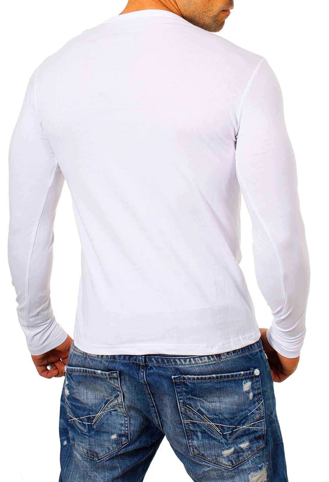Young & Rich Herren Longsleeve langarm Shirt Knopfleiste bigbuttons stretch 2872 Young & Rich Herren Longsleeve langarm Shirt Knopfleiste bigbuttons stretch 2872