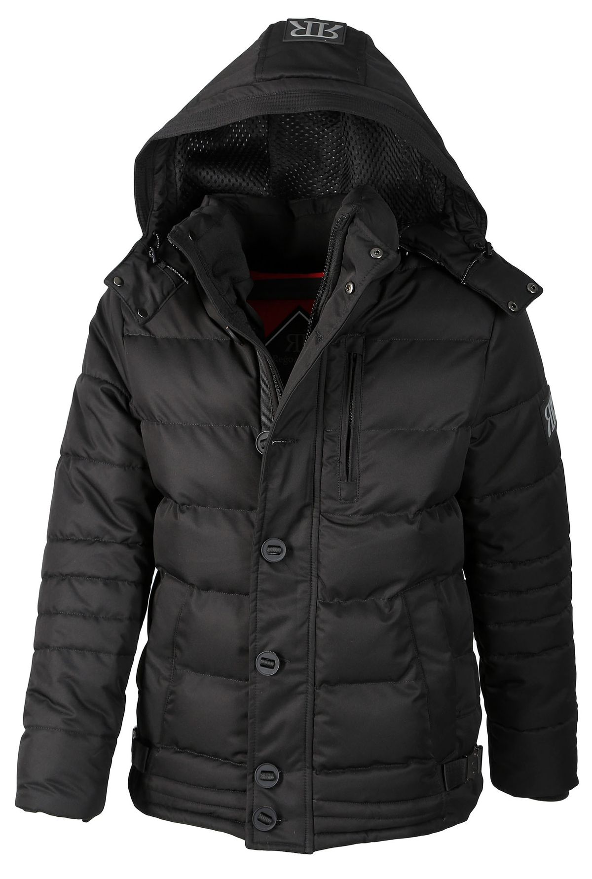 Rego & Regino Herren Winter Stepp Jacke Theon warm gefüttert mit Kapuze Männer - Bild 2 von 3