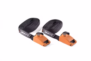 Lockable Steel Reinforced Tie-Down Straps 5m x 24mm - Sicherheits-Gurtbänder (Set)