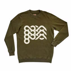 GOYA Team Sweater - OLIVE NATURAL