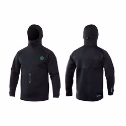 Performance Neoprene Hoodie - Black