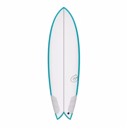 Surfboard TORQ TEC Twin Fish 5.8 Rail Türkis