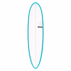 Surfboard TORQ TET 7.6 MOD Fun Blau Pinline
