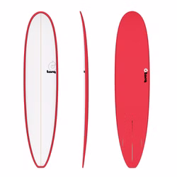 Surfboard TORQ TET 8.6 Longboard Rot Pinline