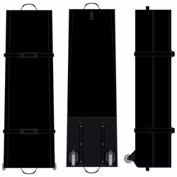 PL Kite BB Golf Stacker de luxe w. slider wheels Black Edition