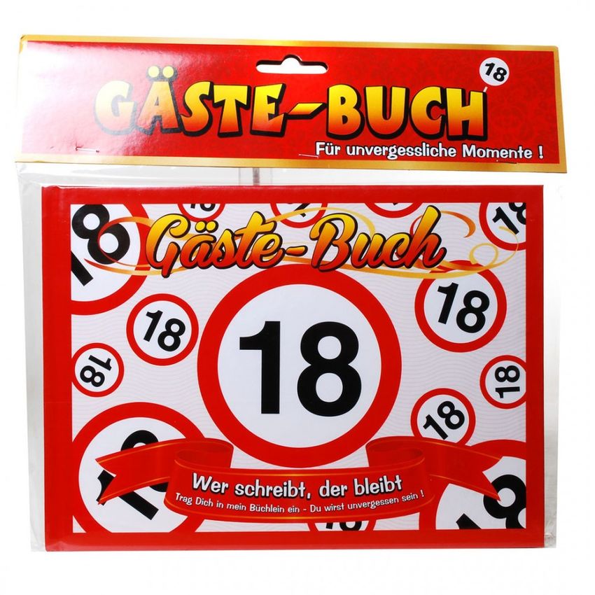 Gästebuch zum 18. Geburtstag Party Dekoration Geschenk eBay