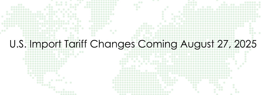 Important information for US Customers on the suspension of the ‘de minimis’ tax exemption