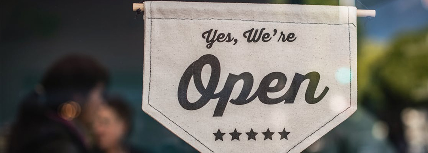 We’re Open Again