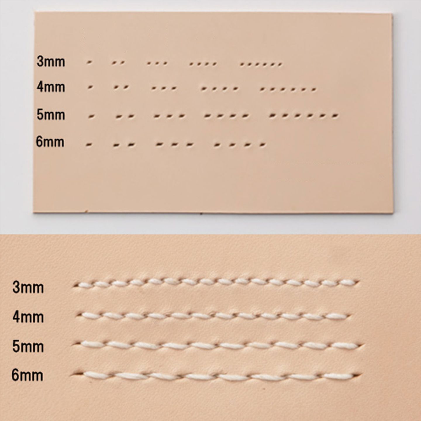 Kyoshin Elle Leathercraft Pricking Iron 6x4mm Stitching