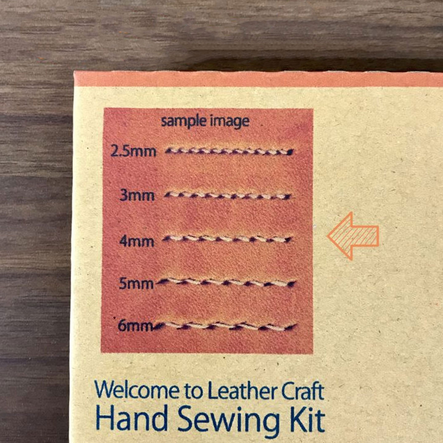 Oka Welcome to Leathercraft Hand Sewing Kit 4mm Leather Stitching