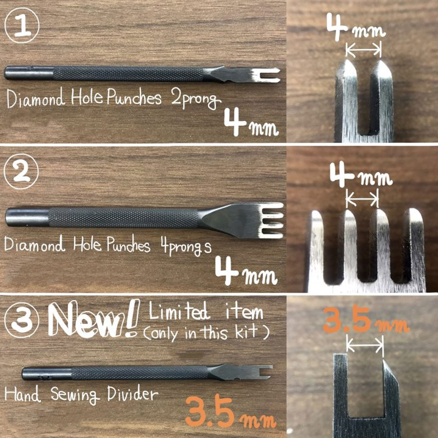 Kiki's Leather Craft Factory/オーダー品/ Hand Sewing kit【4mm】 | Item list | The production and sales of