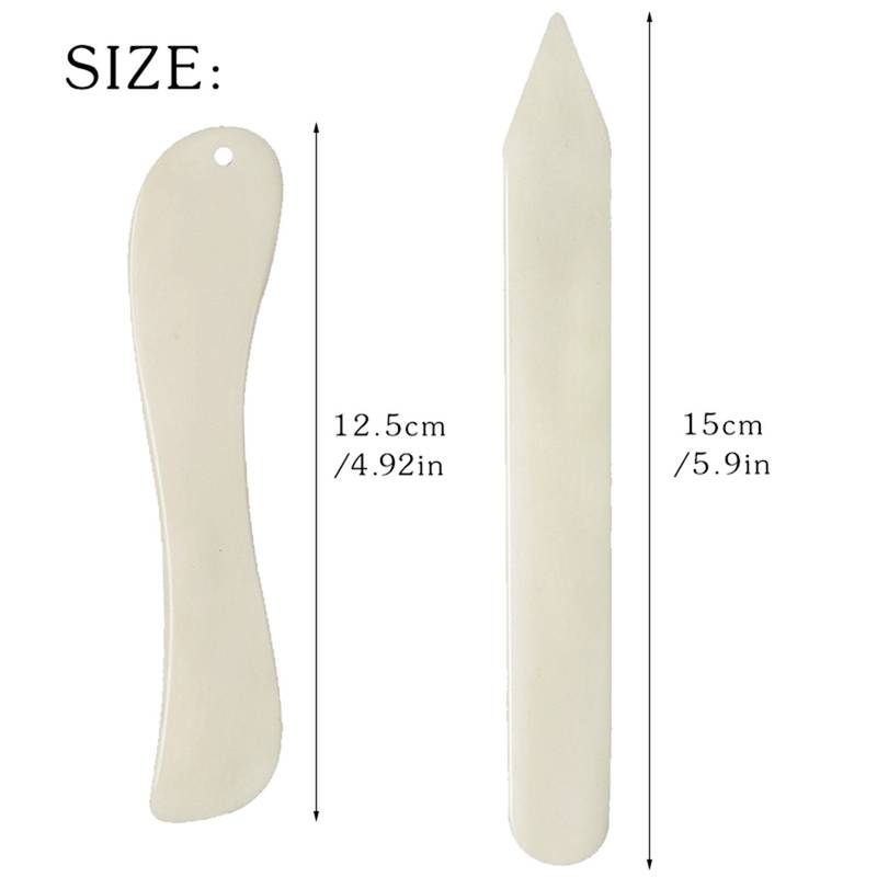2Sets Bone Folder Paper Creaser Set Folding Scoring Burnishing