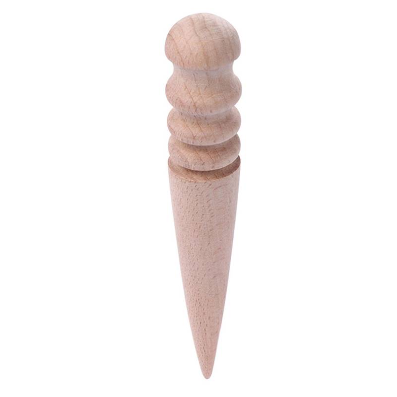 Leathercraft Round Edge Burnisher Tool Sandalwood Round