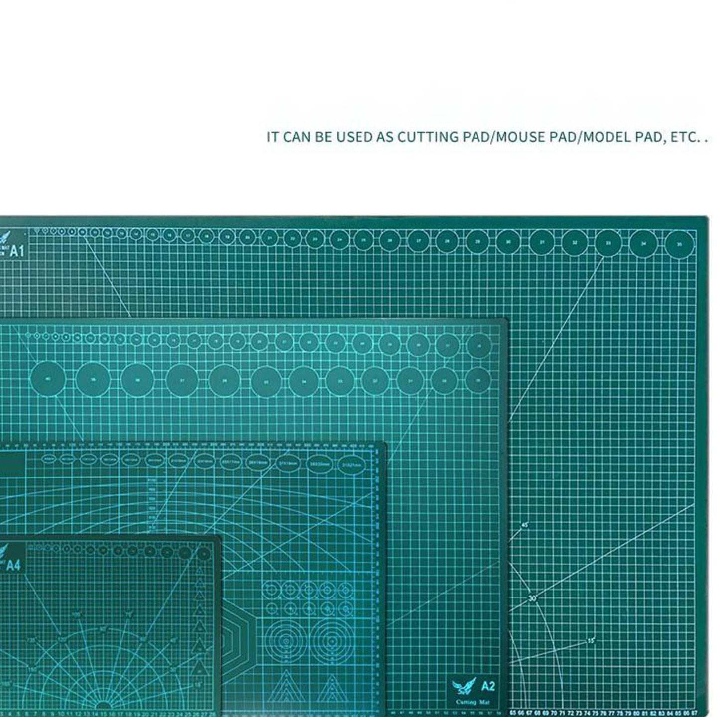 Leathercraft Tool 220x150mm A5 PVC Sheet Board Cutting Mat, with