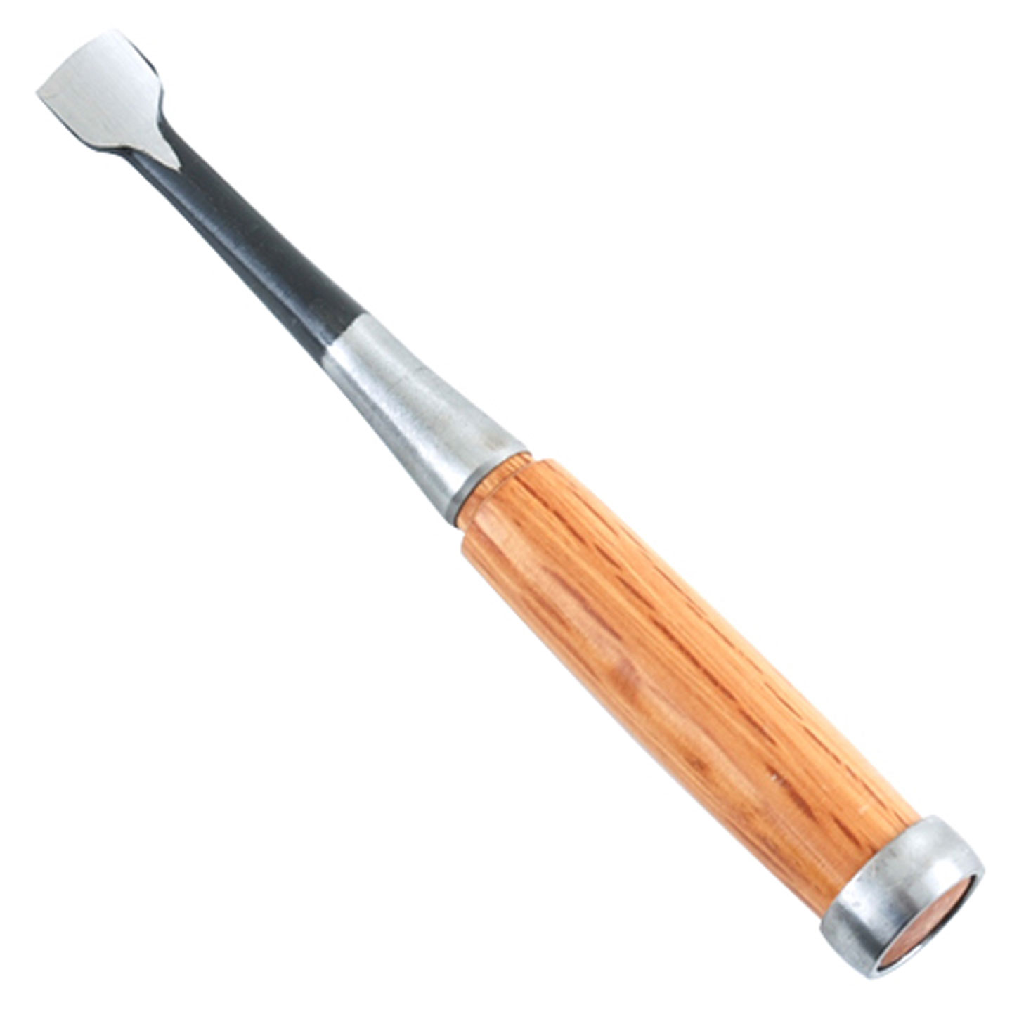 Senkichi 15mm Bent Flat U Gouge Socket Chisel Yasuki White