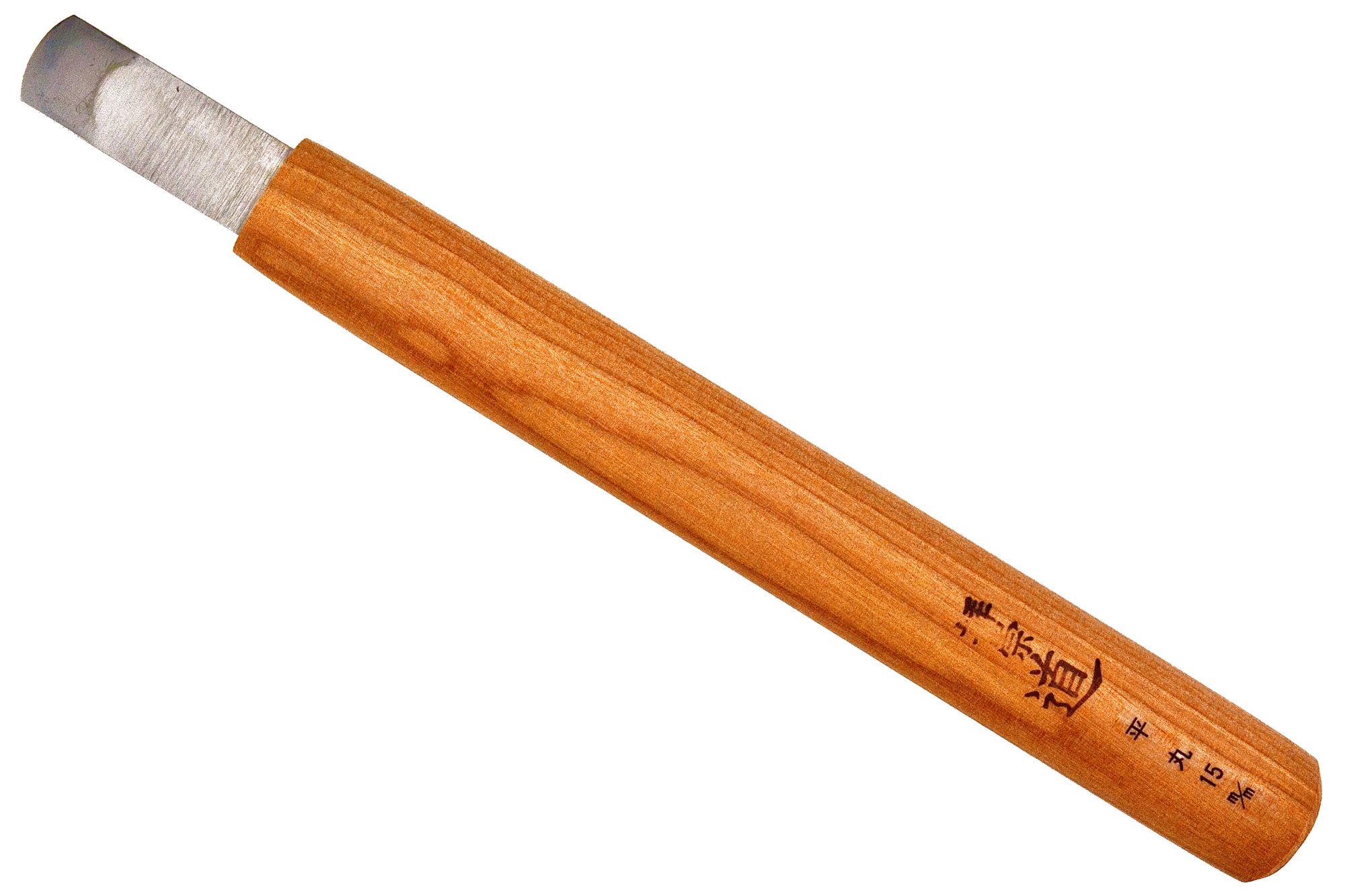 Michihamono 15mm Flat Round Wood Carving Chisel with High-Speed Steel ...
