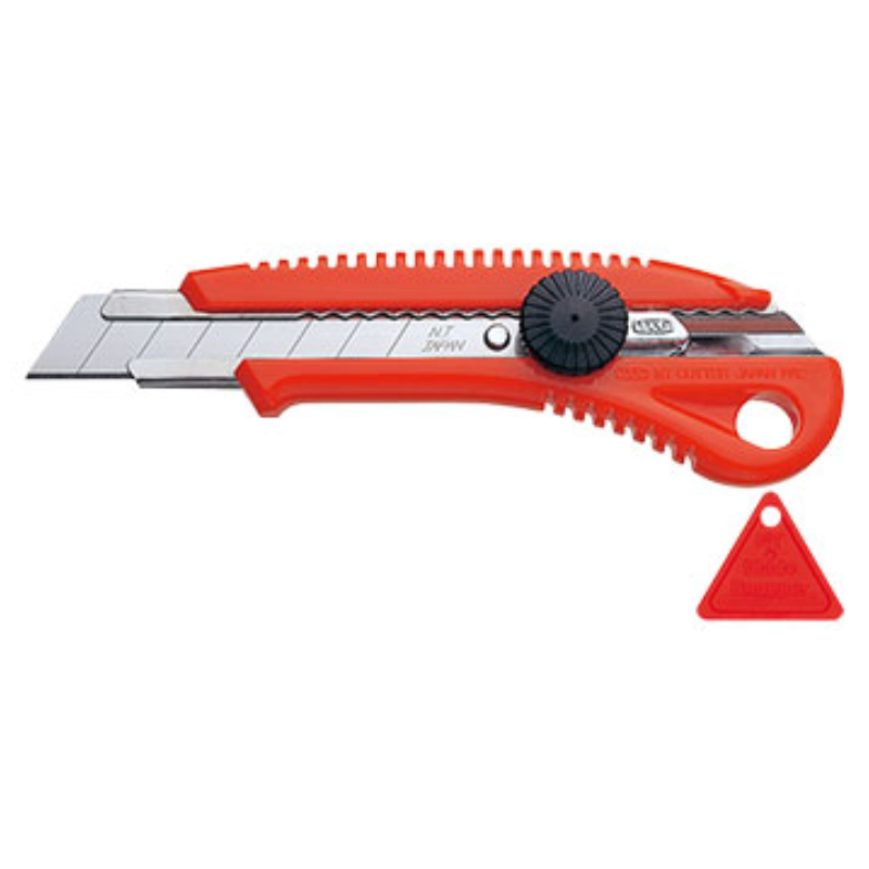 NT Cutter L-550P 18mm Snap Off Blade Utility Knife Red ABS Grip