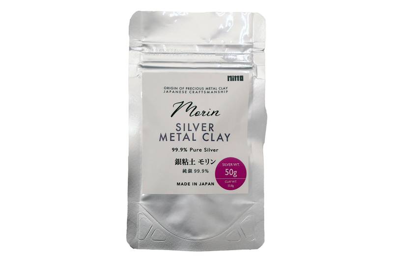 Nitto Gakku Morin Silver Metal Clay, 99.9% Pure Silver Weight 50g