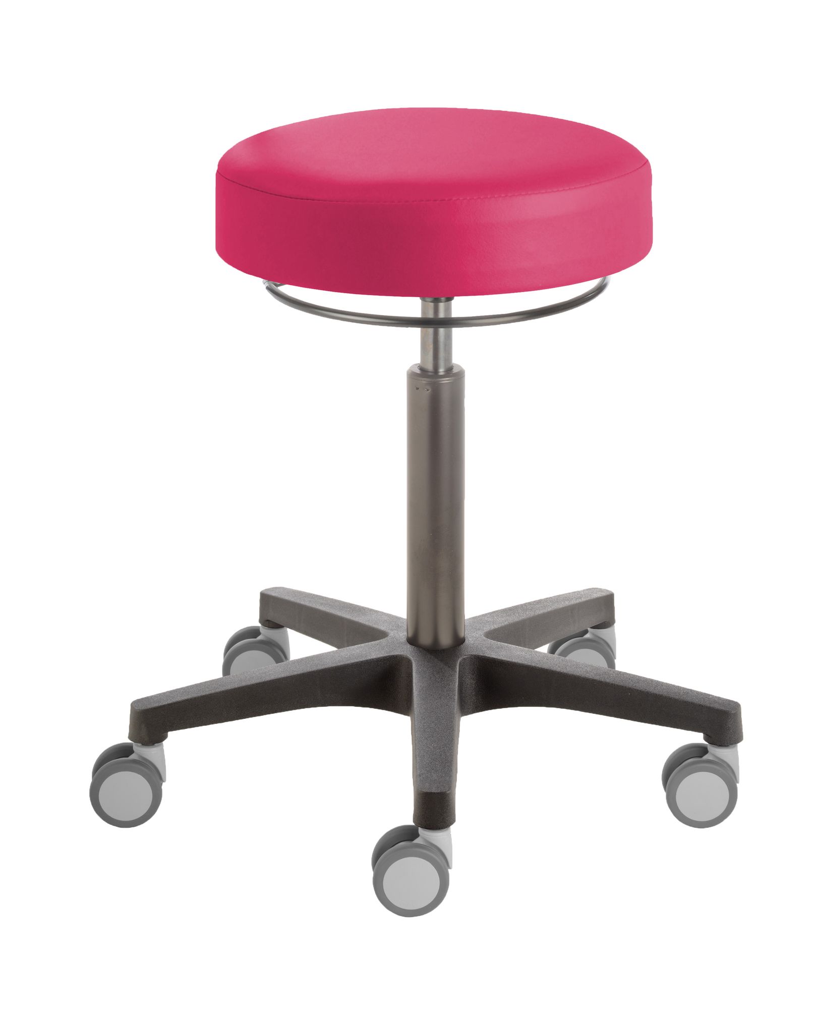 Roll- und Drehhocker Poppi® Ohne Rückenteil / mit Rückenteil Roll- und Drehhocker Poppi® Ohne Rückenteil / mit Rückenteil