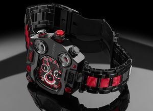 Zeitlos T1 Carbon Black Steelband ZL-T1 Limited XXL Edition