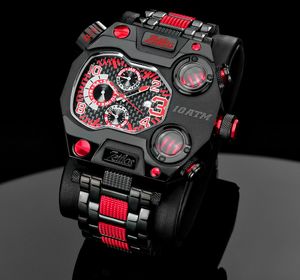 Zeitlos T1 Carbon Black Steelband ZL-T1 Limited XXL Edition