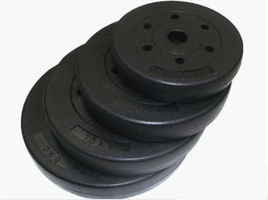 30kg Hantelscheiben Zement Gewichte (2x10kg + 2x 5kg) von World Gym!