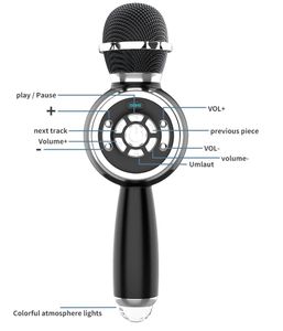 Bluetooth Magic Sing Karaoke Mikrofon und Lautsprecher 