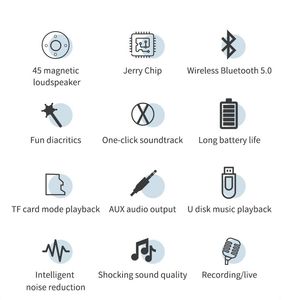 Bluetooth Magic Sing Karaoke Mikrofon und Lautsprecher 