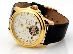 Calvaneo 1583 Evidence "Diamond Gelbgold" Dualtime Automatikuhr