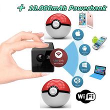 + 10.000mAh Powerbank Akku + HD Wifi Smartphone Beamer mini DLP WIFI Mobile Projektor für SMARTPHONE TABLET PC IPHONE IPAD