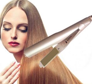 2 in 1 Lockenstab und Haarglätter Twist Straightening Iron Titanium
