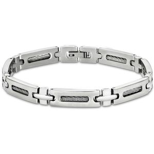 Lotus Style Armband 21 cm Edehlstahl Men in Black LS1802-2/1