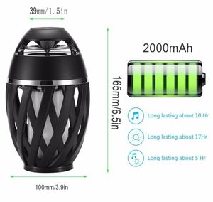 Flammen Effekt Super Bass Bluetooth Lautsprecher LED